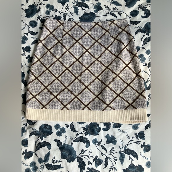 Petite Studio NYC Riley Skirt in Blue Plaid - Picture 6 of 6